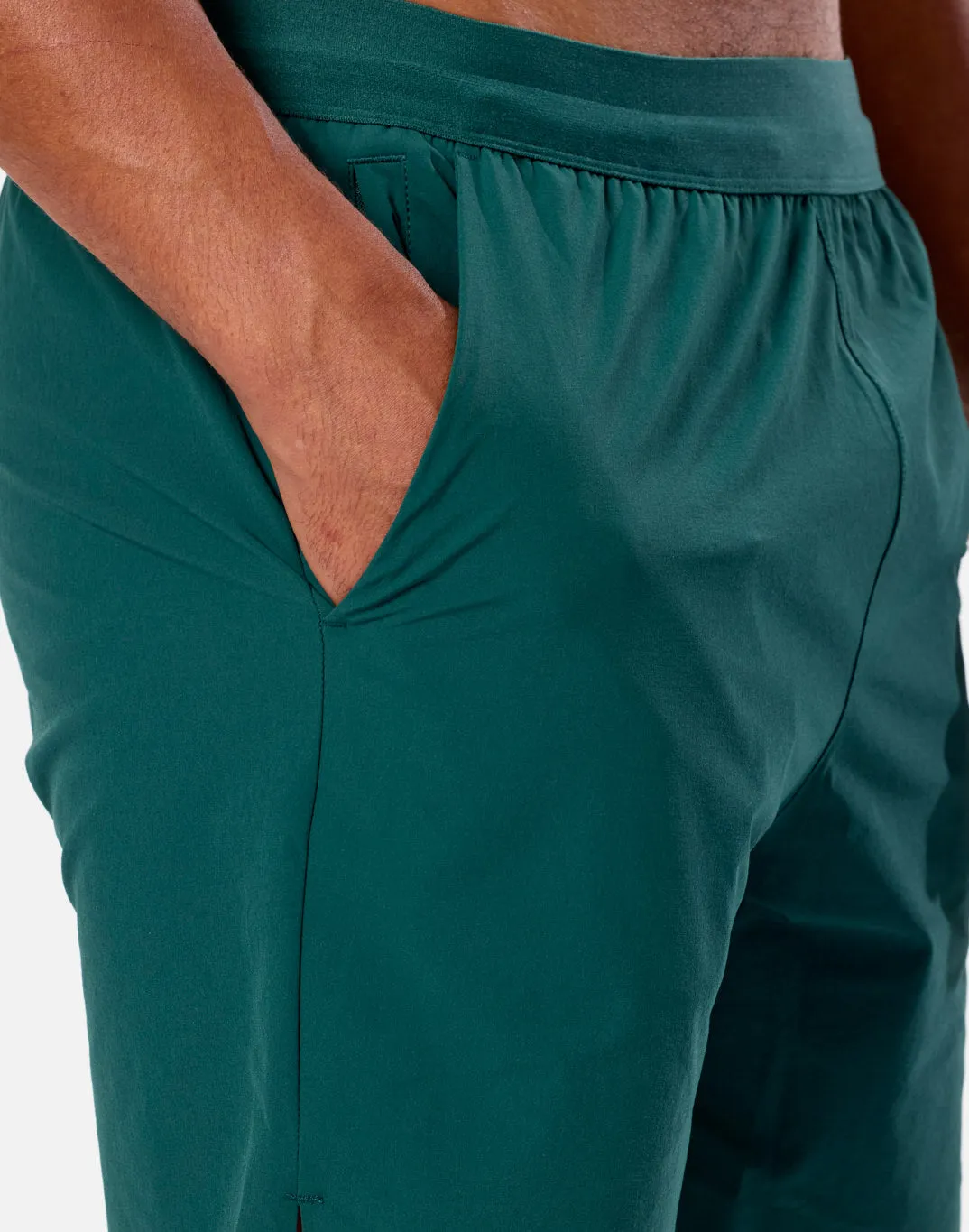 GPC Train 7" Shorts in Amazon Green sold by Gym+Coffee product image thumbnail 4