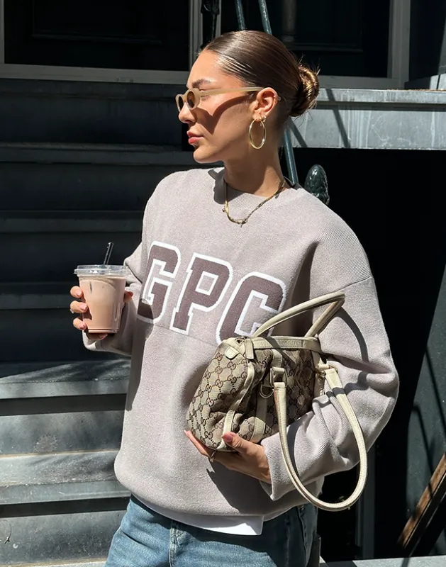 Knit Crew in Hazelnut sold by Gym+Coffee