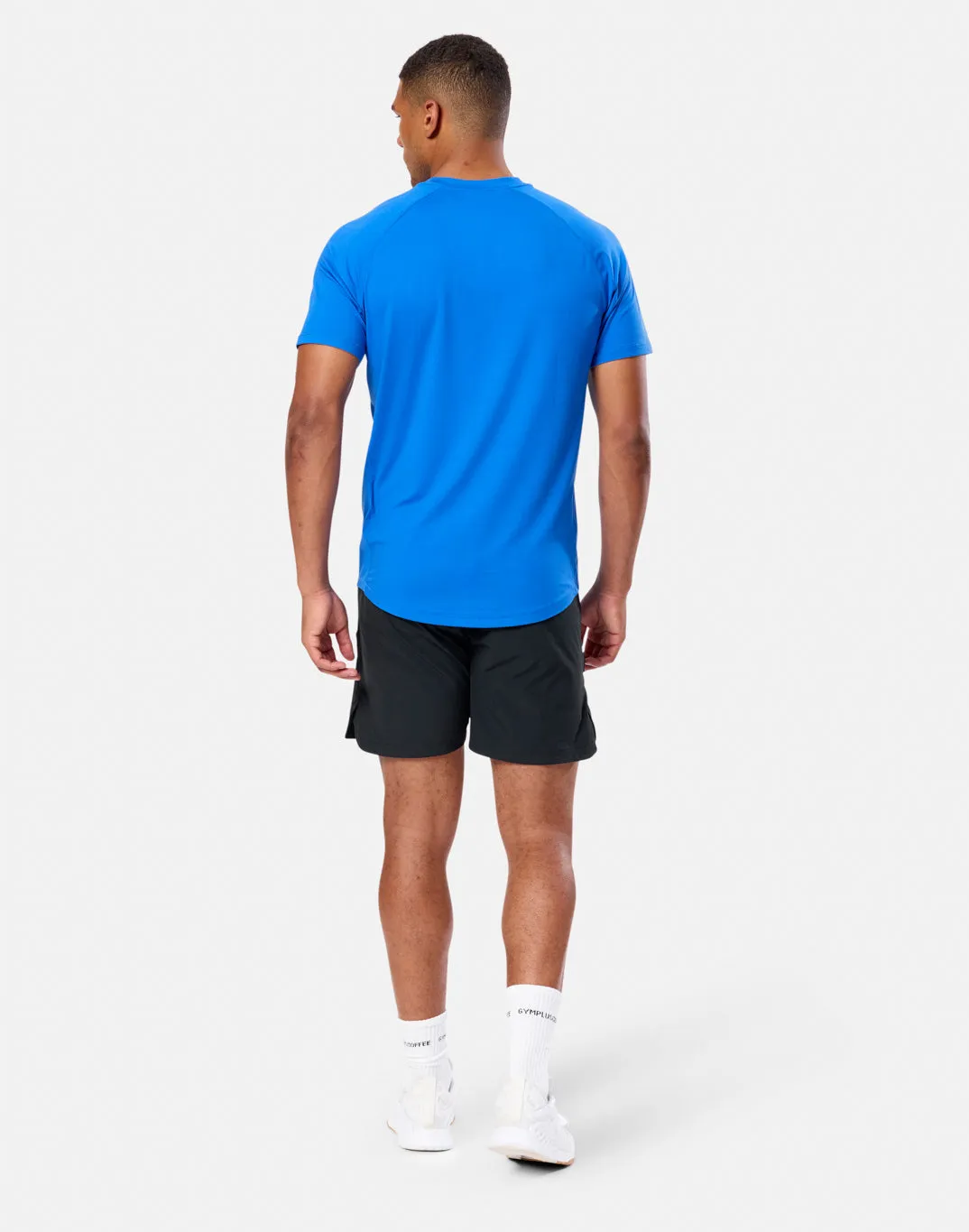 Relentless Tee in Azure Blue sold by Gym+Coffee product image thumbnail 4