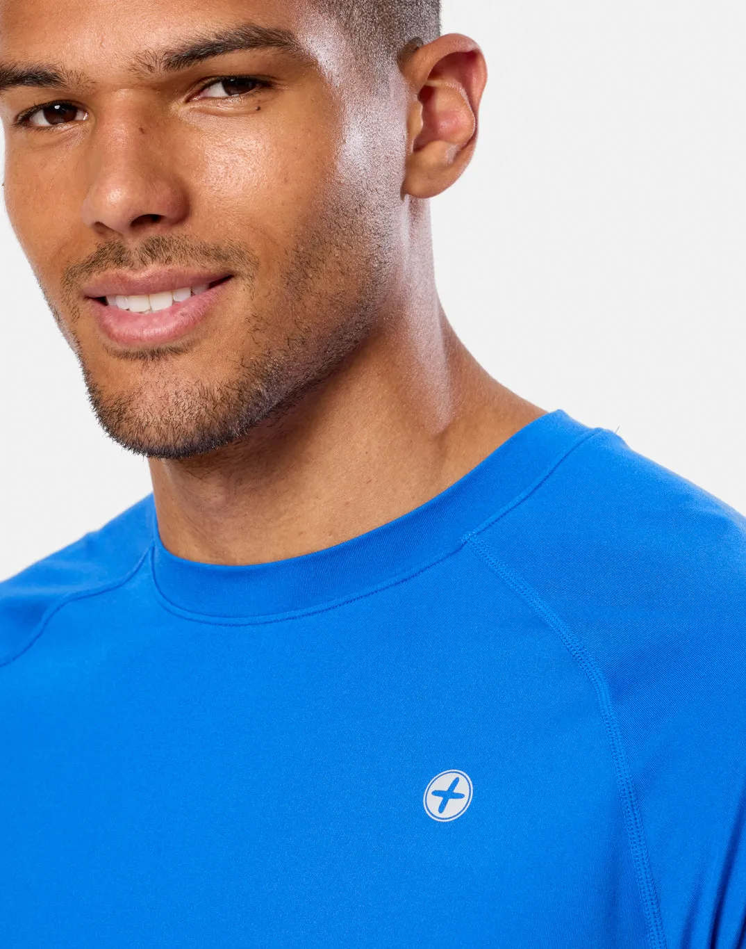 Relentless Tee in Azure Blue sold by Gym+Coffee product image thumbnail 5