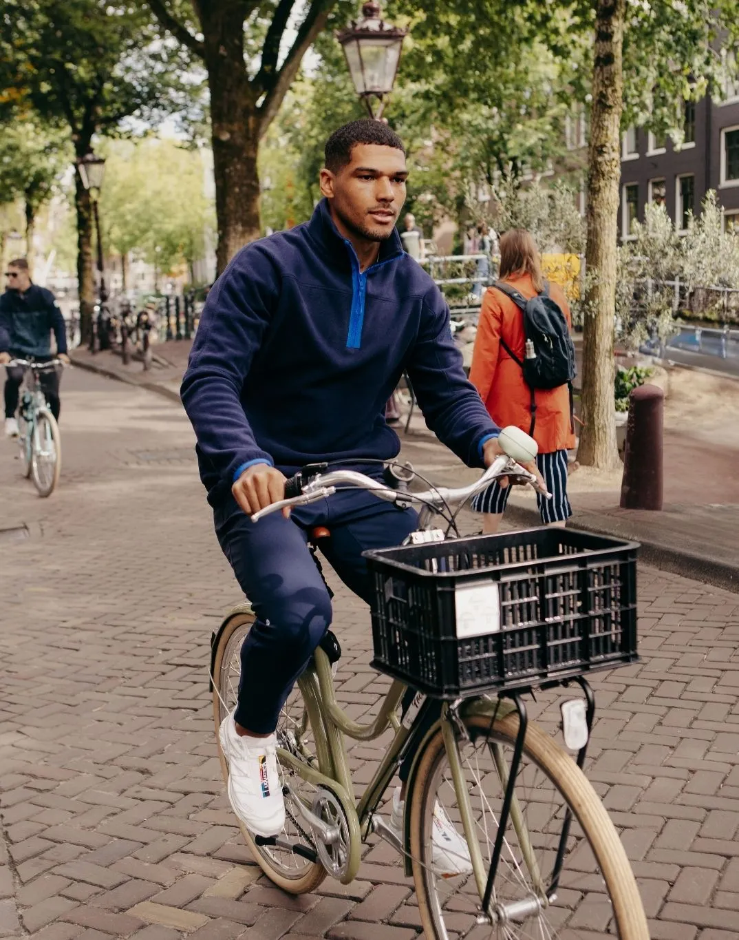 Half Zip Polar Fleece in Twilight Navy sold by Gym+Coffee product image thumbnail 2