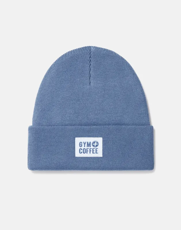 Knit Beanie in Oasis Blue sold by Gym+Coffee