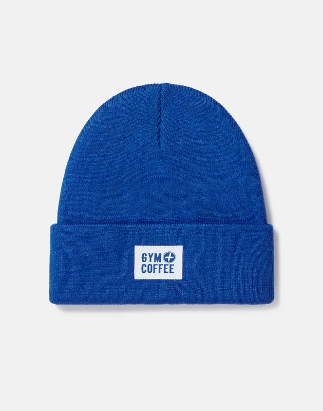 Knit Beanie in Azure Blue sold by Gym+Coffee