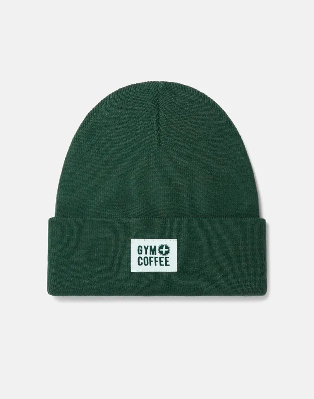 Knit Beanie in Amazon Green sold by Gym+Coffee