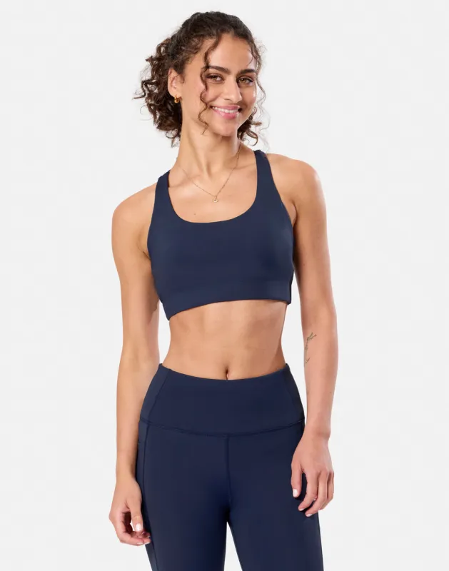 Relentless Bra in Twilight Navy sold by Gym+Coffee