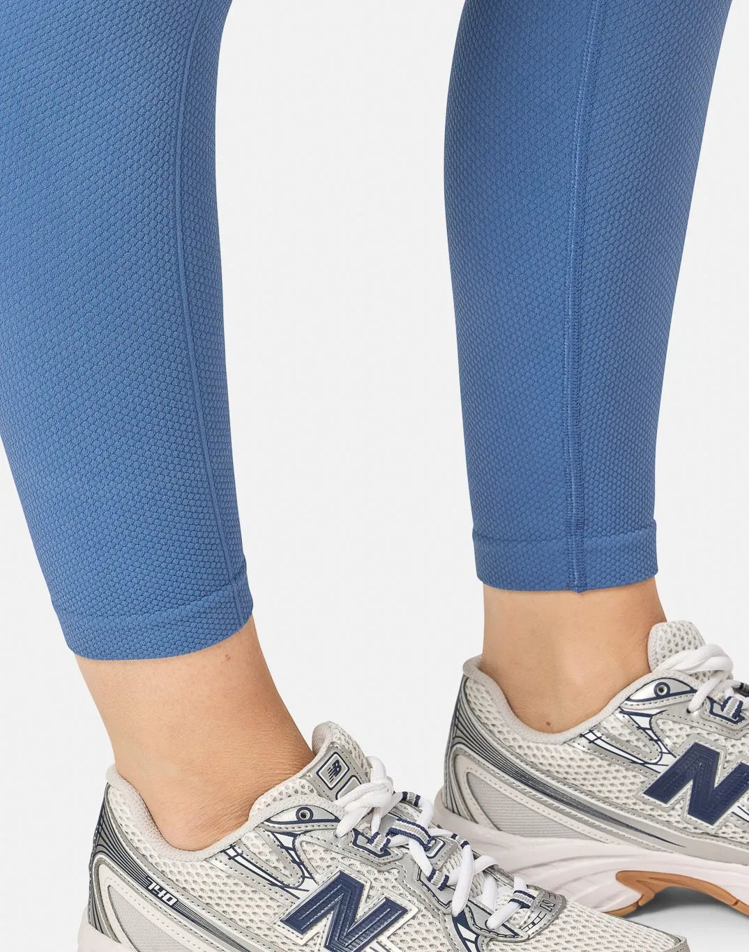 Lotus Lounge 7/8 Legging in Oasis Blue sold by Gym+Coffee product image thumbnail 3
