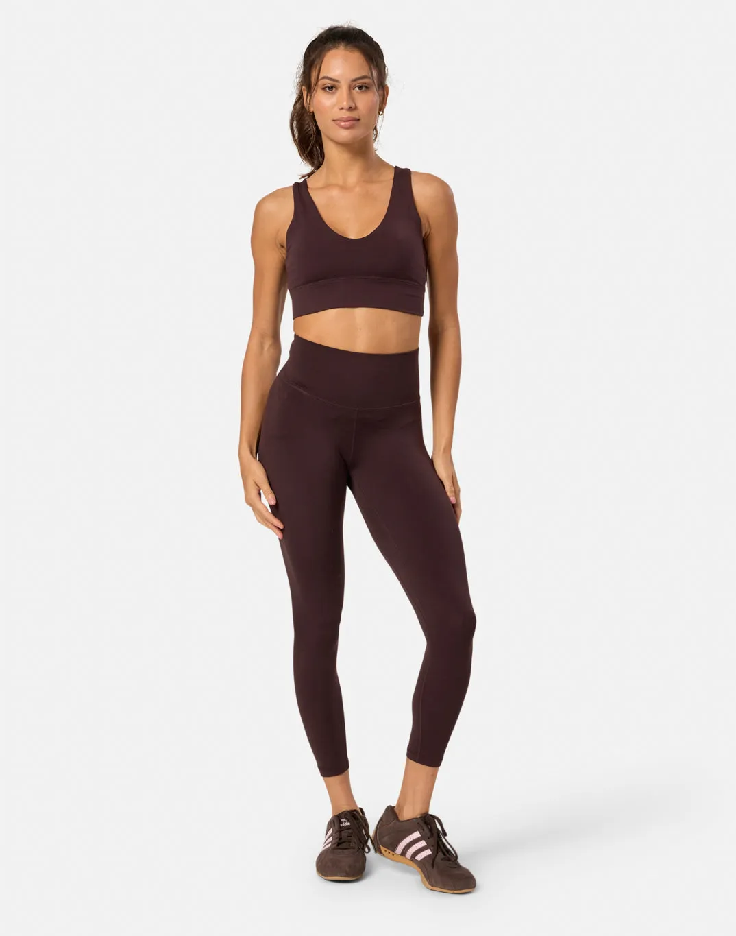 Soft-Motion Bra in Mocha Bean sold by Gym+Coffee product image thumbnail 4
