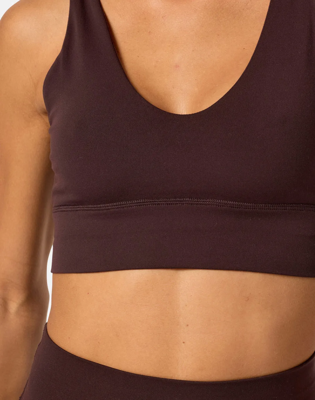 Soft-Motion Bra in Mocha Bean sold by Gym+Coffee product image thumbnail 3