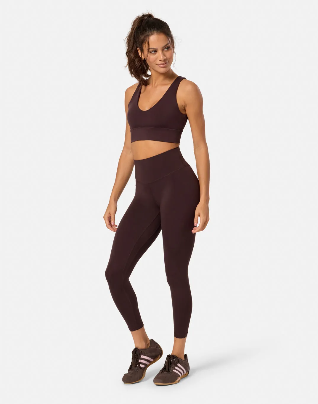 Soft-Motion Bra in Mocha Bean sold by Gym+Coffee product image thumbnail 5