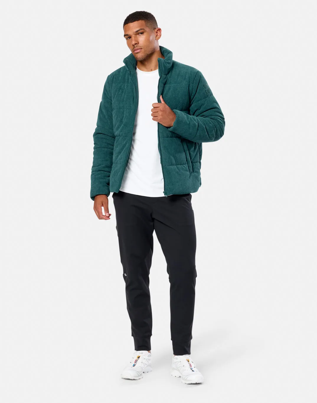 Cord Puffer Jacket in Amazon Green sold by Gym+Coffee product image thumbnail 3
