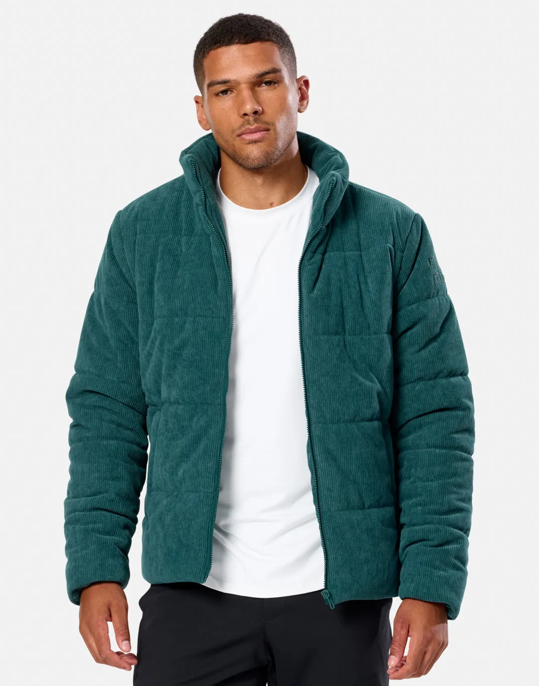 Cord Puffer Jacket in Amazon Green sold by Gym+Coffee product image thumbnail 2
