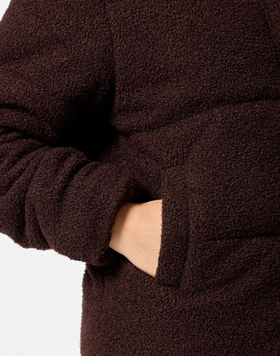 Cloud Puffer Jacket in Mocha Bean sold by Gym+Coffee product image thumbnail 4