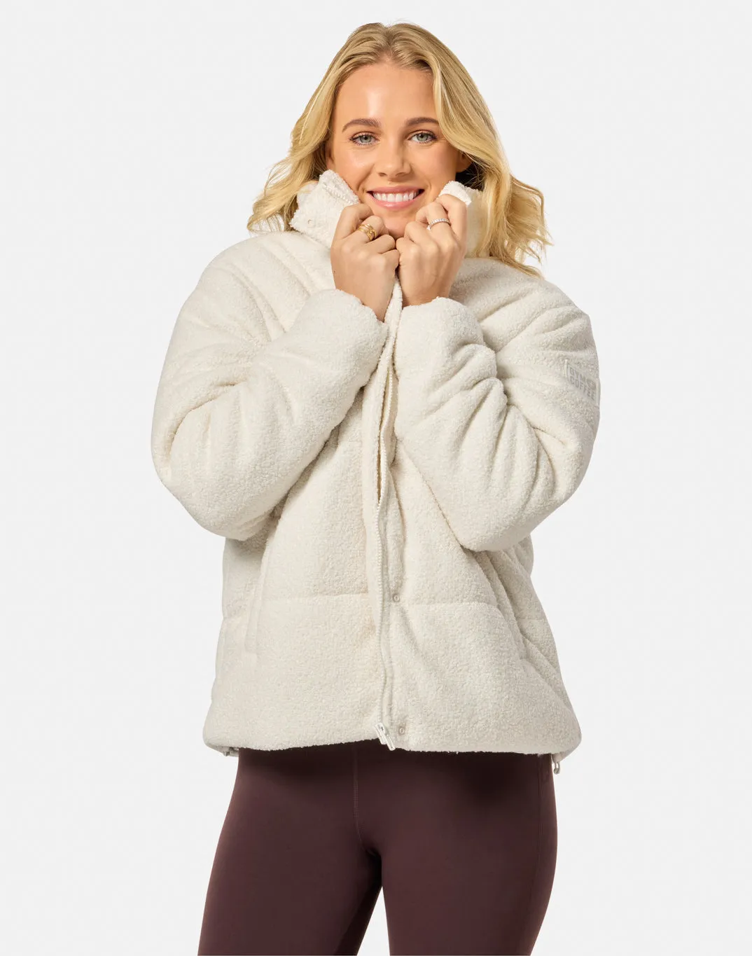 Cloud Puffer Jacket in Marshmallow sold by Gym+Coffee product image thumbnail 2