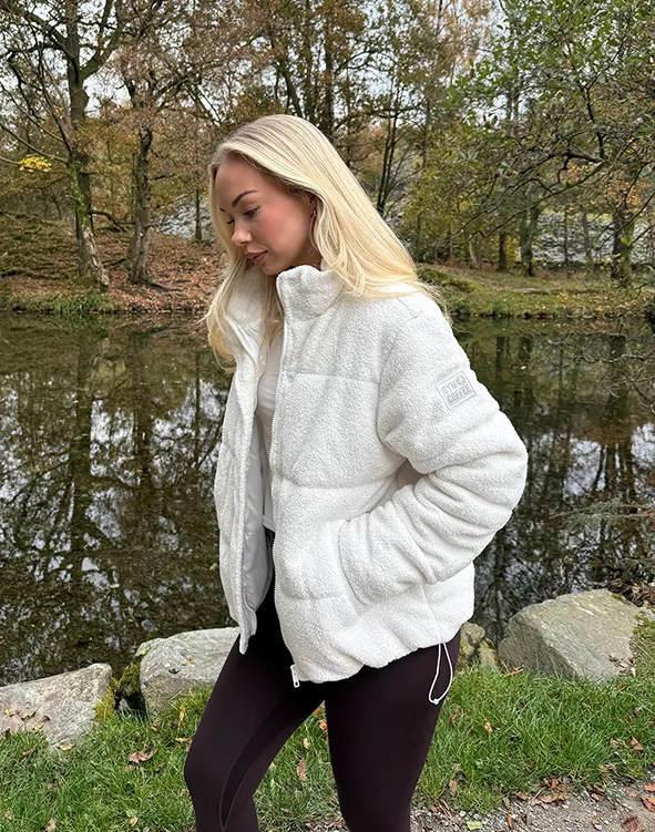 Cloud Puffer Jacket in Marshmallow sold by Gym+Coffee product image thumbnail 5