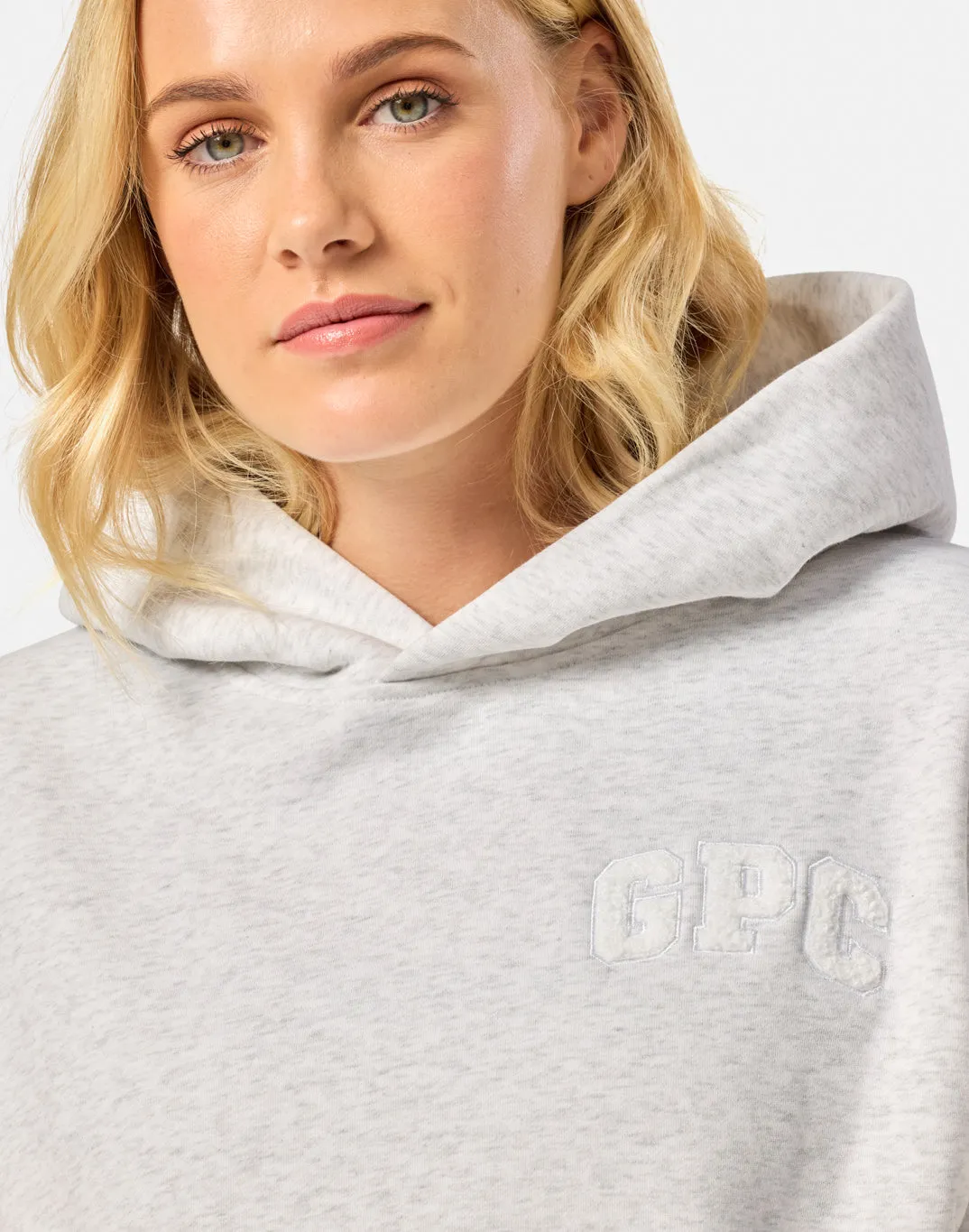 Cascade Hoodie in White Marl sold by Gym+Coffee product image thumbnail 4
