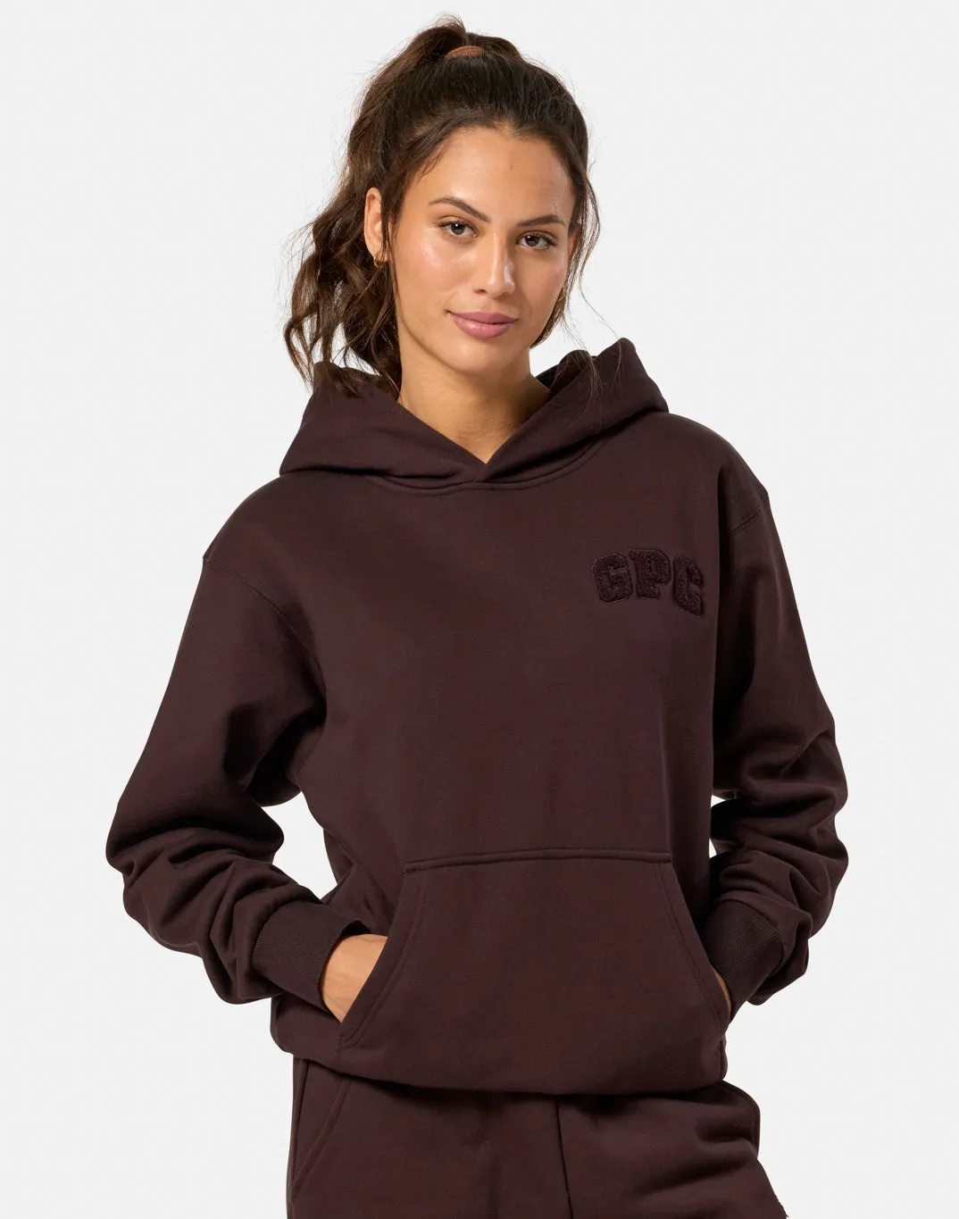 Cascade Hoodie in Mocha Bean sold by Gym+Coffee product image thumbnail 2