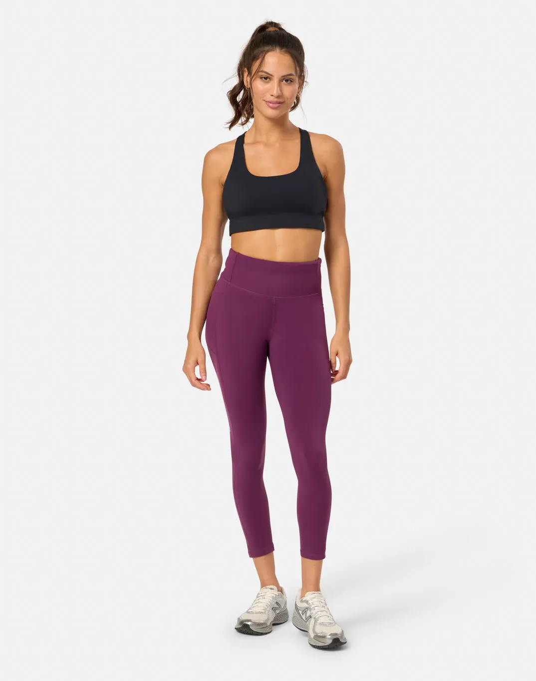 Swift Full Length Legging in Sangria sold by Gym+Coffee
