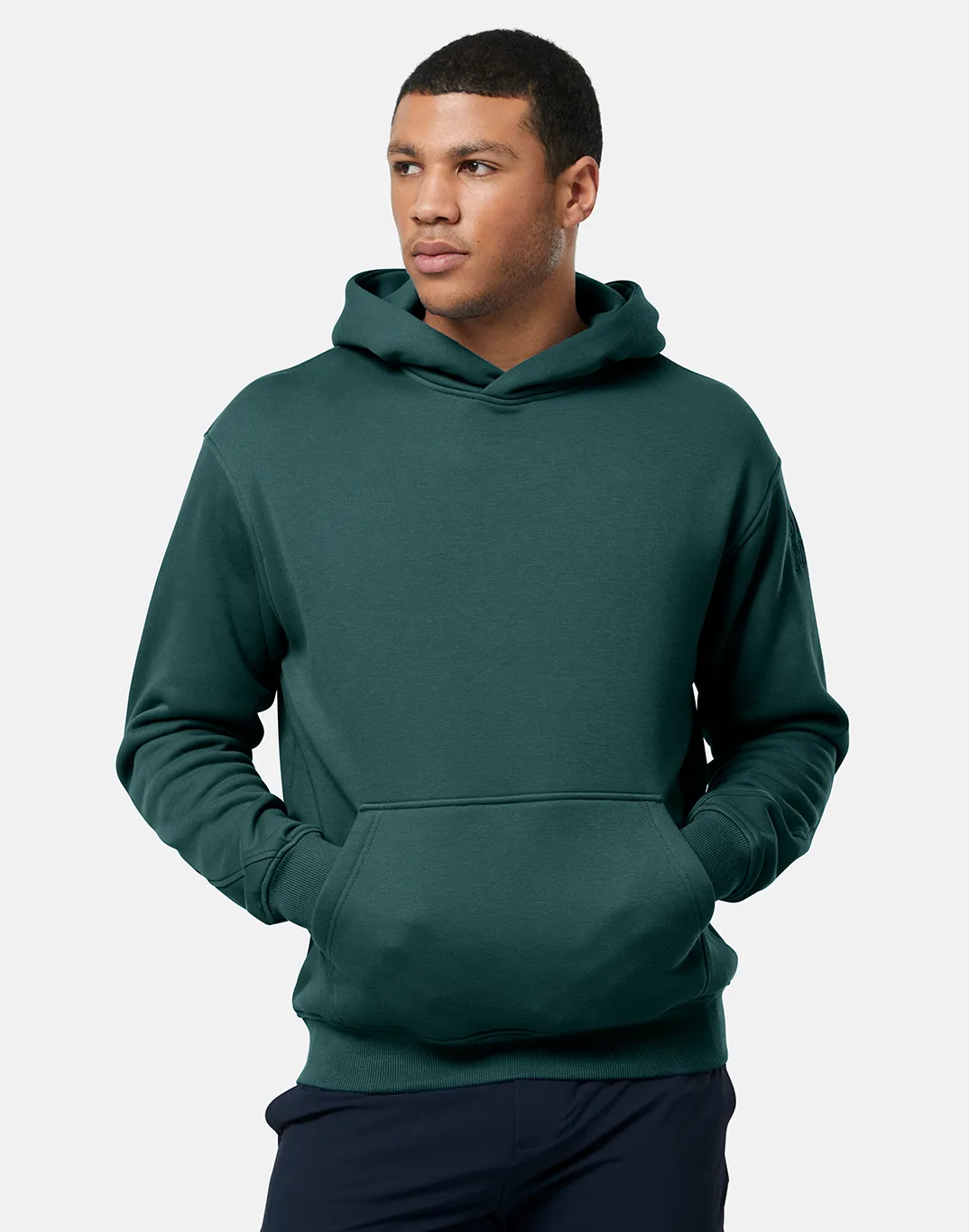 Sierra Drift Hoodie in Amazon Green sold by Gym+Coffee