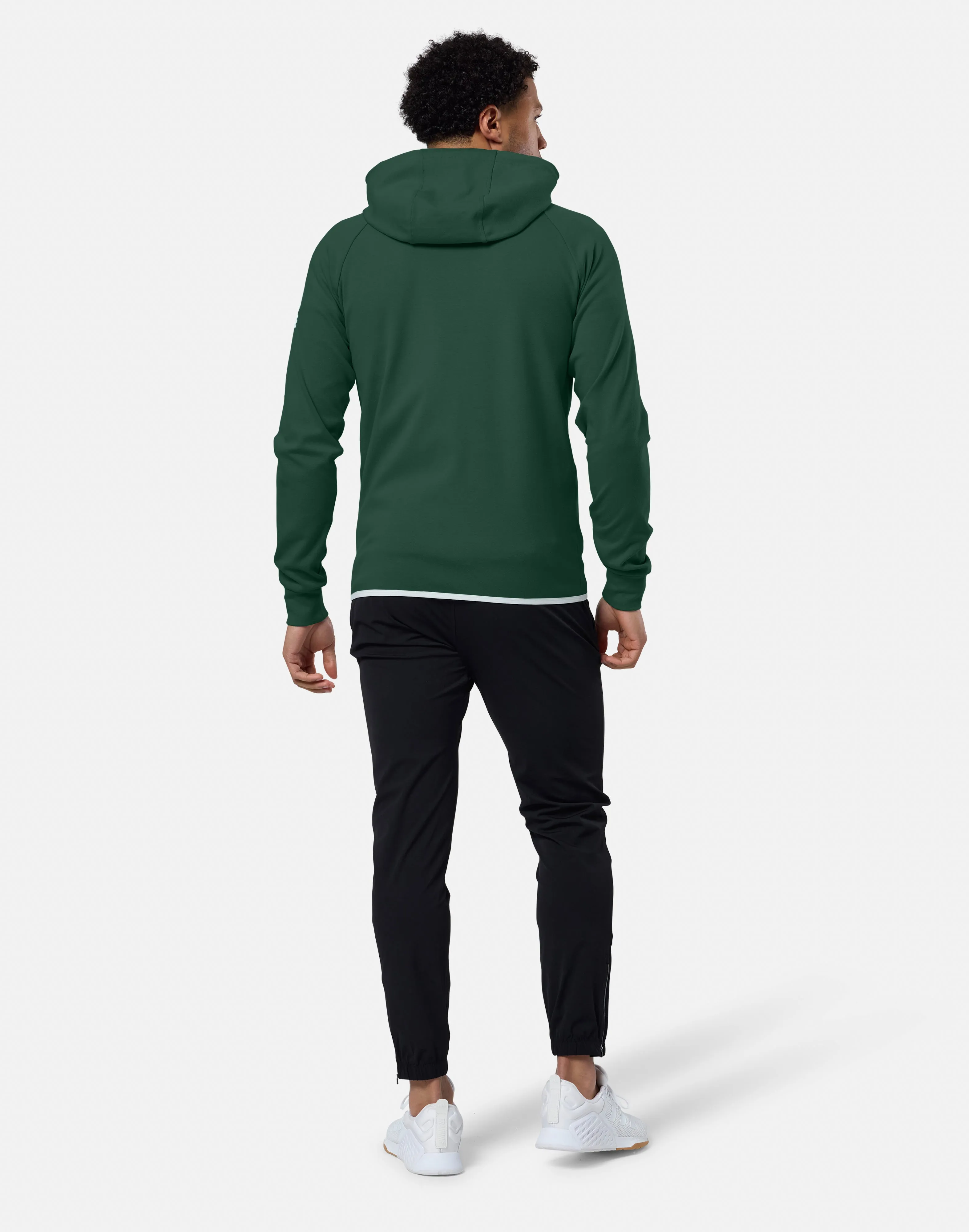 Chill Zip Hoodie in Amazon Green sold by Gym+Coffee product image thumbnail 4