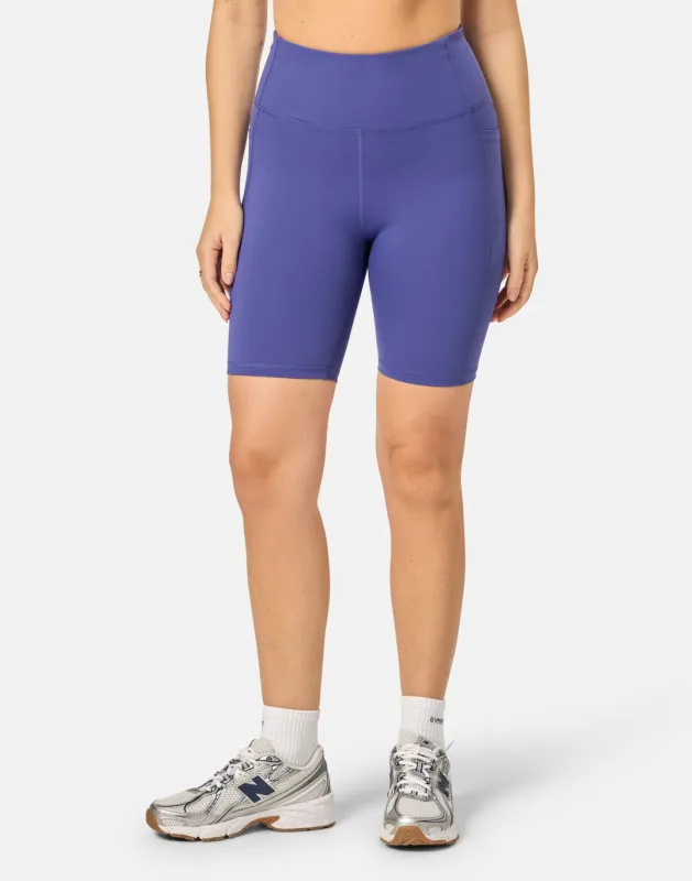 8" Relentless Bike Short in Violet Smoke sold by Gym+Coffee