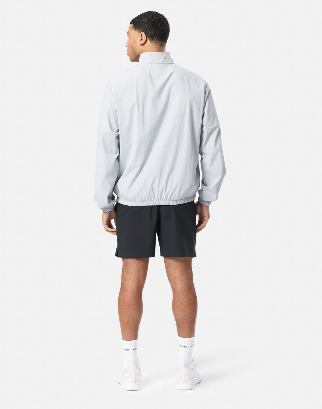 GPC Train Half Zip Jacket in Stone Grey sold by Gym+Coffee product image thumbnail 4