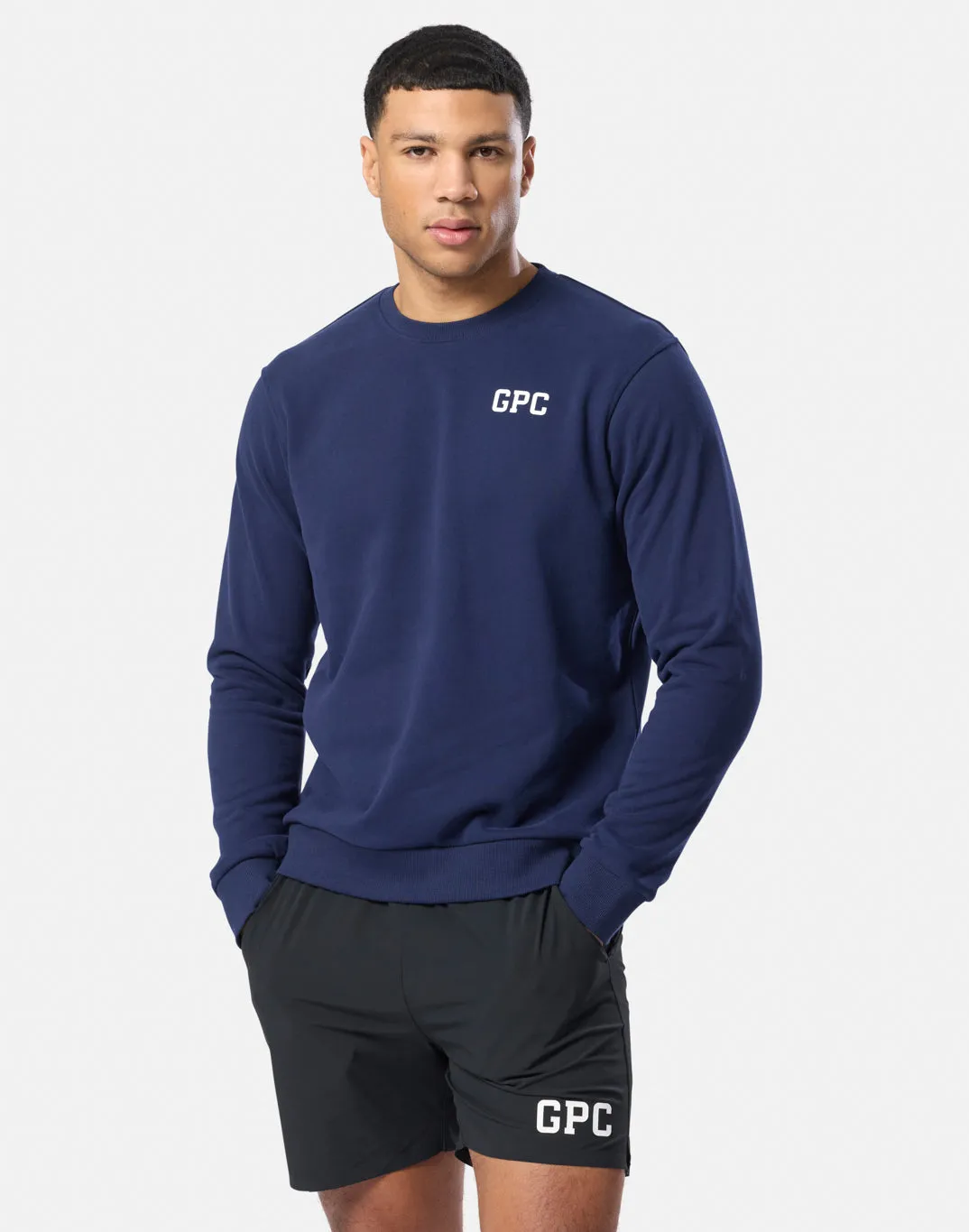 GPC Train Sweatshirt in Twilight Navy sold by Gym+Coffee product image thumbnail 2