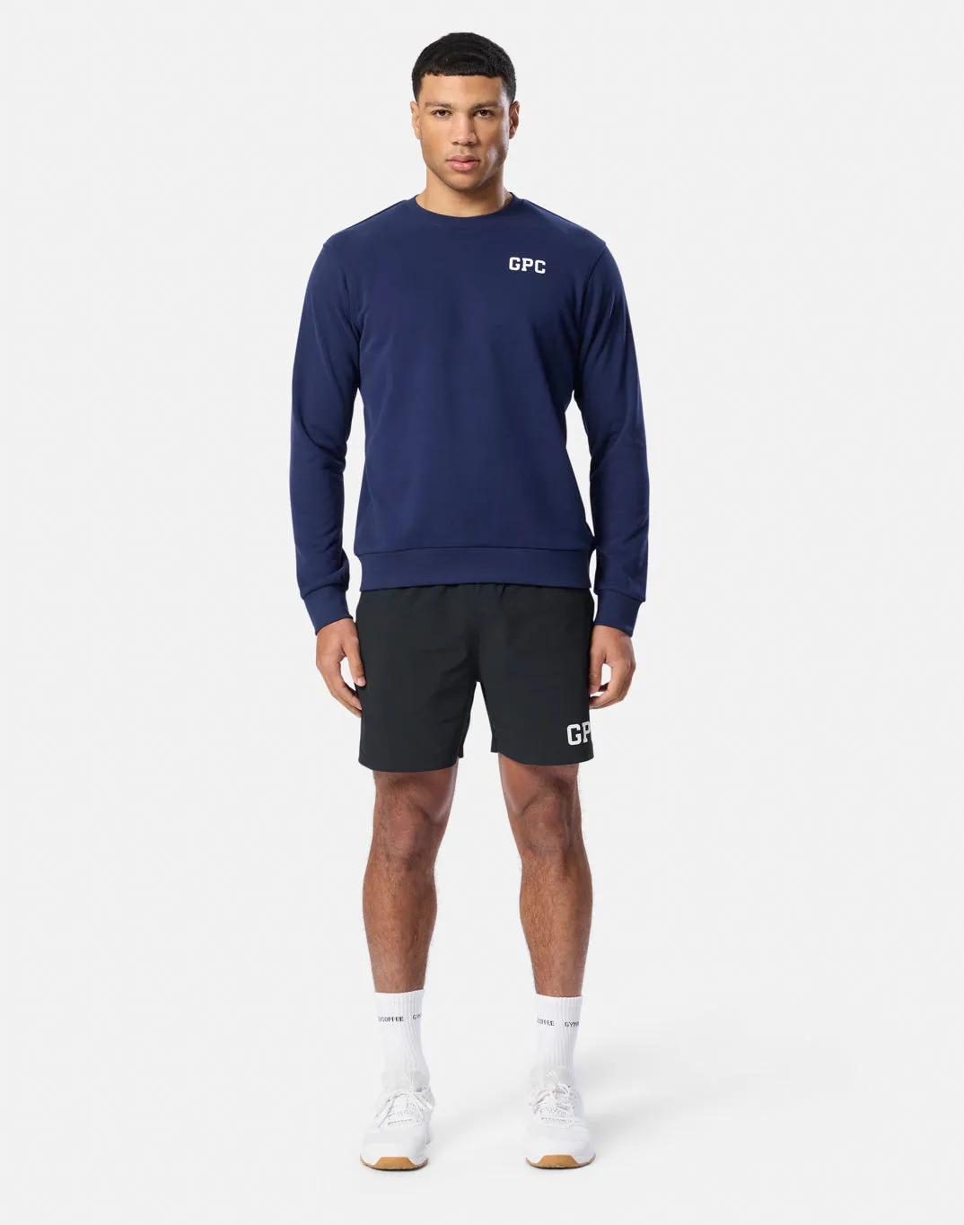 GPC Train Sweatshirt in Twilight Navy sold by Gym+Coffee product image thumbnail 3