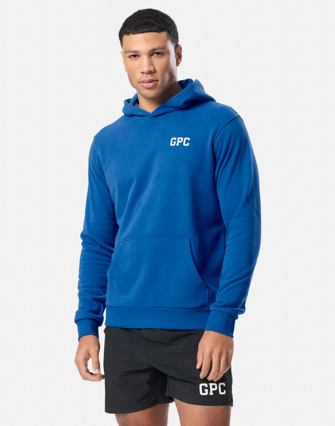GPC Train Hoodie in Tidal Blue sold by Gym+Coffee