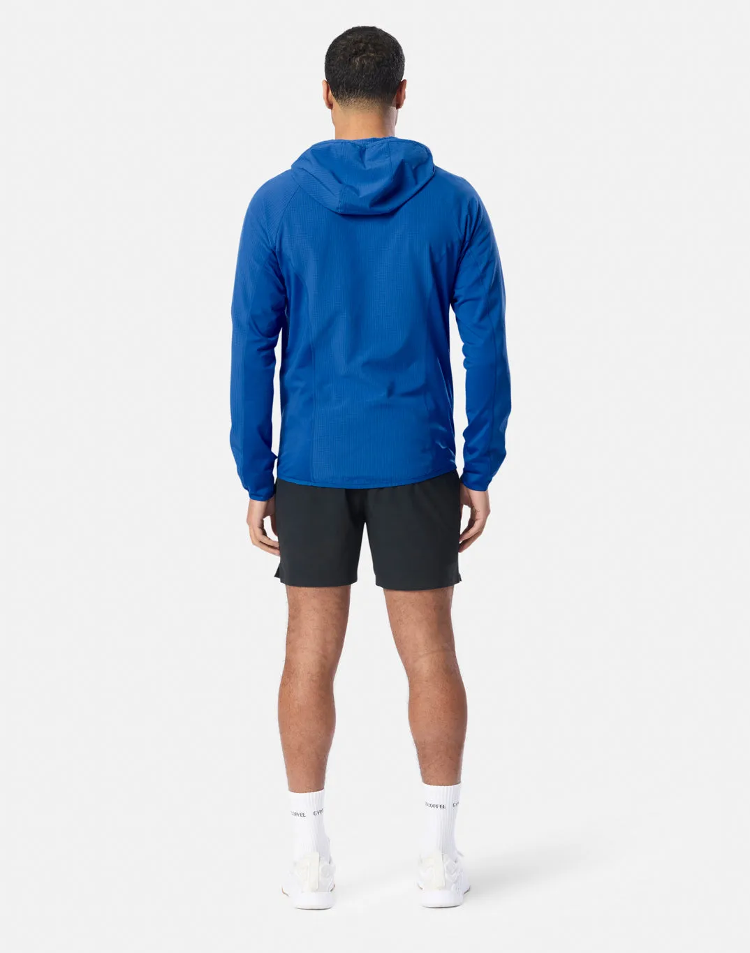 GPC Train Hooded Midlayer in Tidal Blue sold by Gym+Coffee product image thumbnail 4