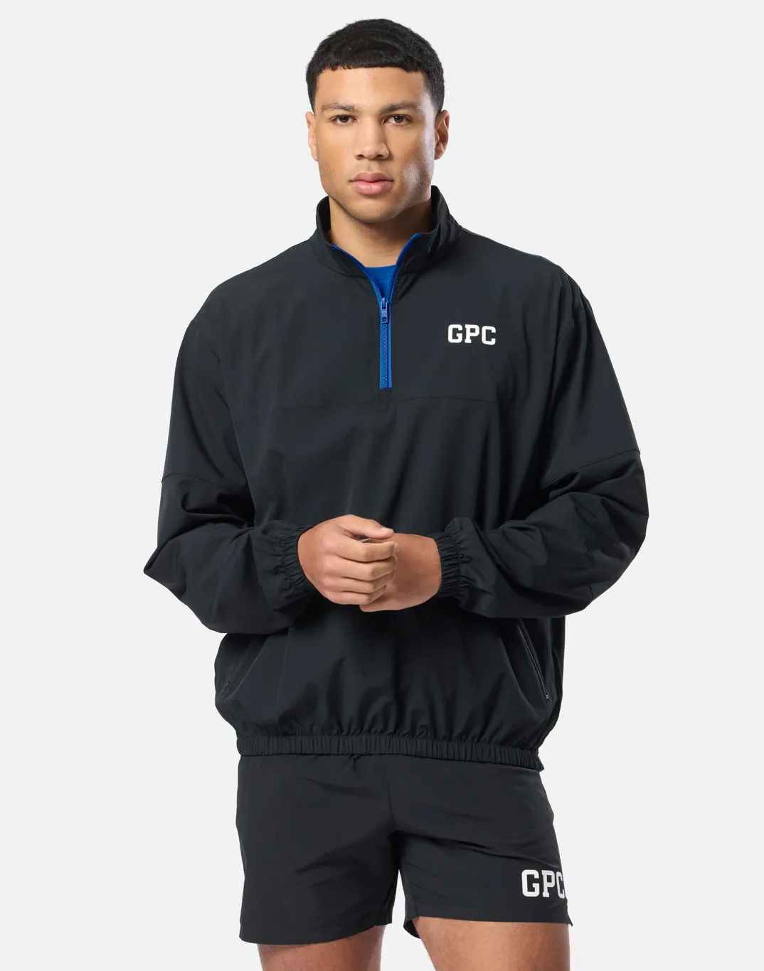 GPC Train Half Zip Jacket in Black sold by Gym+Coffee product image thumbnail 2