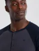 Henley Tee in Obsidian sold by Gym+Coffee