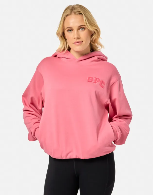 Clubhouse Hoodie in Blush made by Gym+Coffee