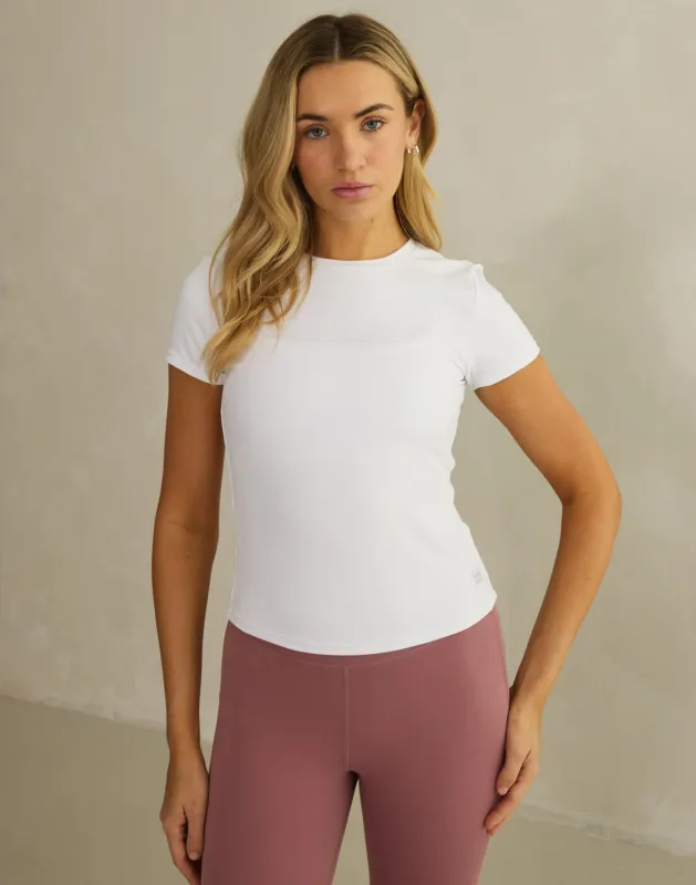 Daily Tee in Ultra White made by Gym+Coffee