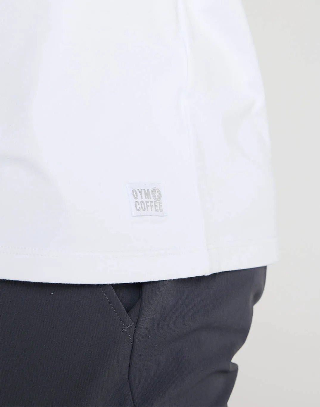 Daily Tee in Ultra White sold by Gym+Coffee product image thumbnail 4