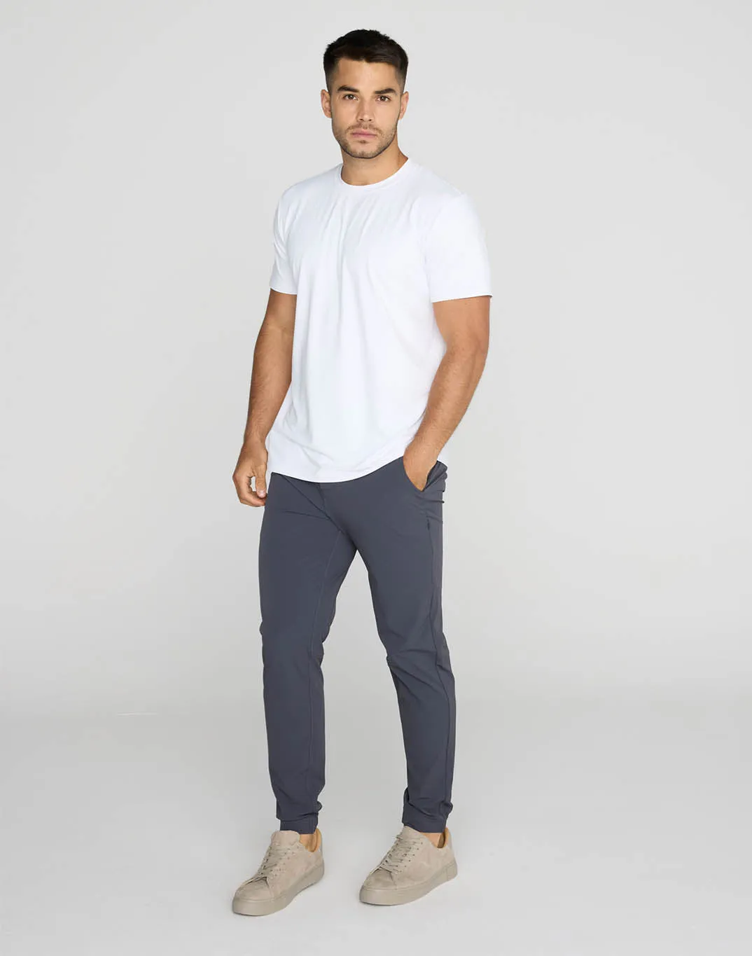Daily Tee in Ultra White sold by Gym+Coffee product image thumbnail 2