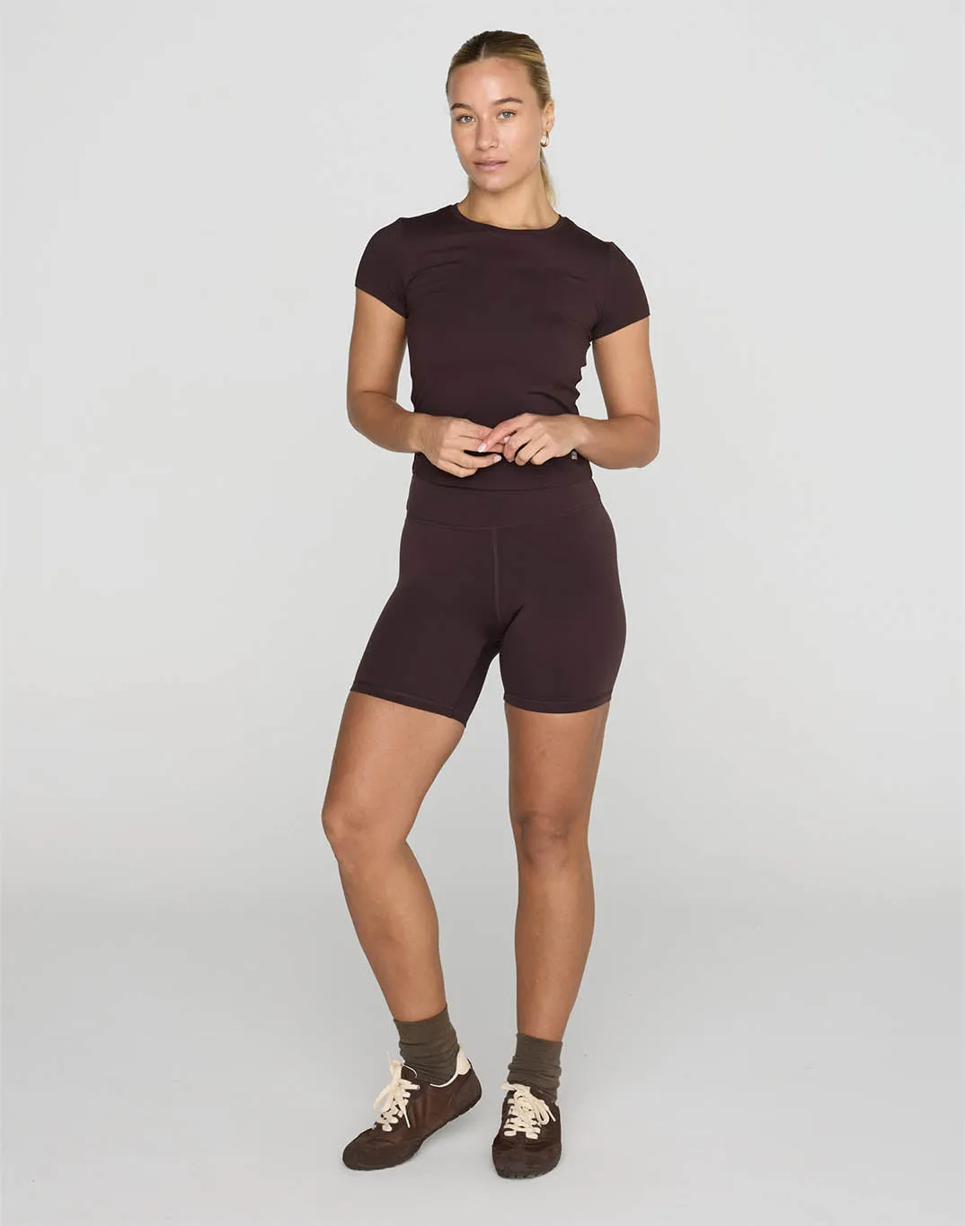 Daily Tee in Mocha Bean sold by Gym+Coffee product image thumbnail 2