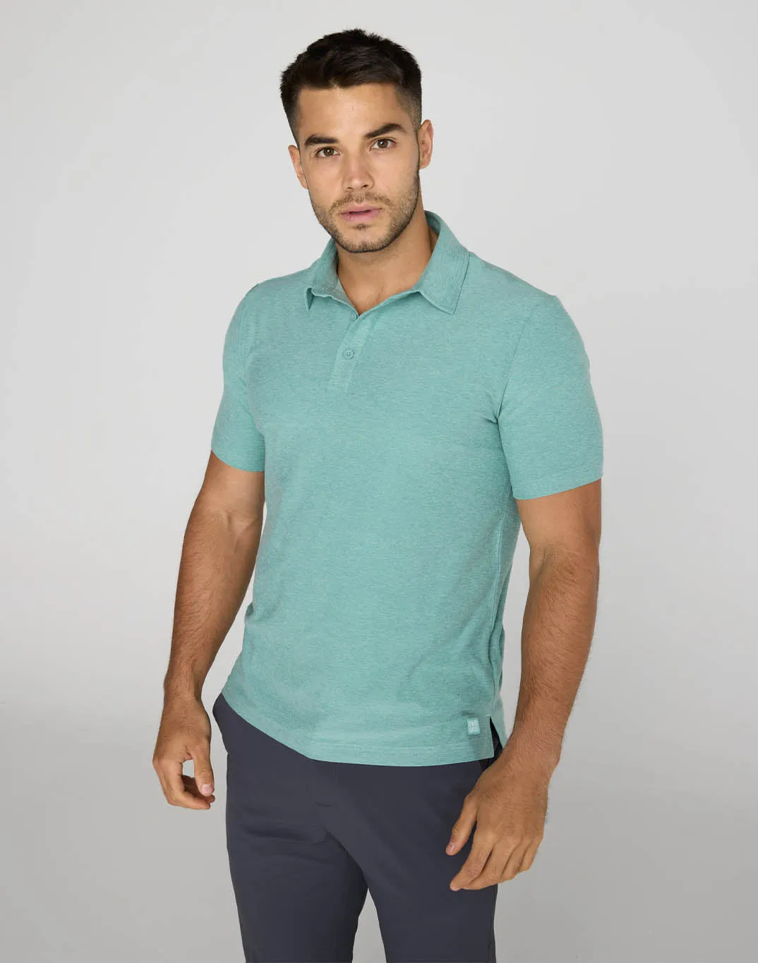 Daily Polo in Fresh Green sold by Gym+Coffee