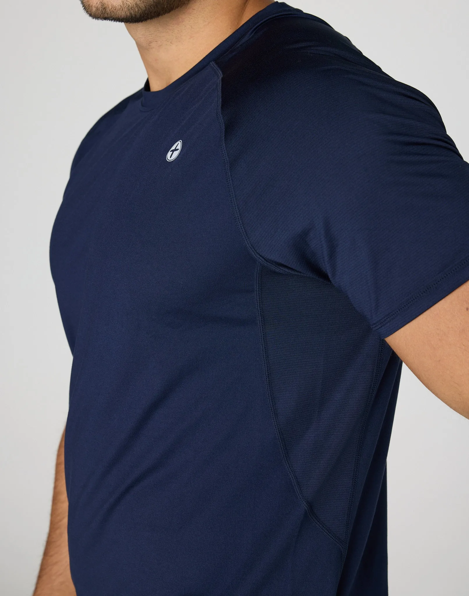 Relentless Tee in Twilight Navy sold by Gym+Coffee product image thumbnail 3
