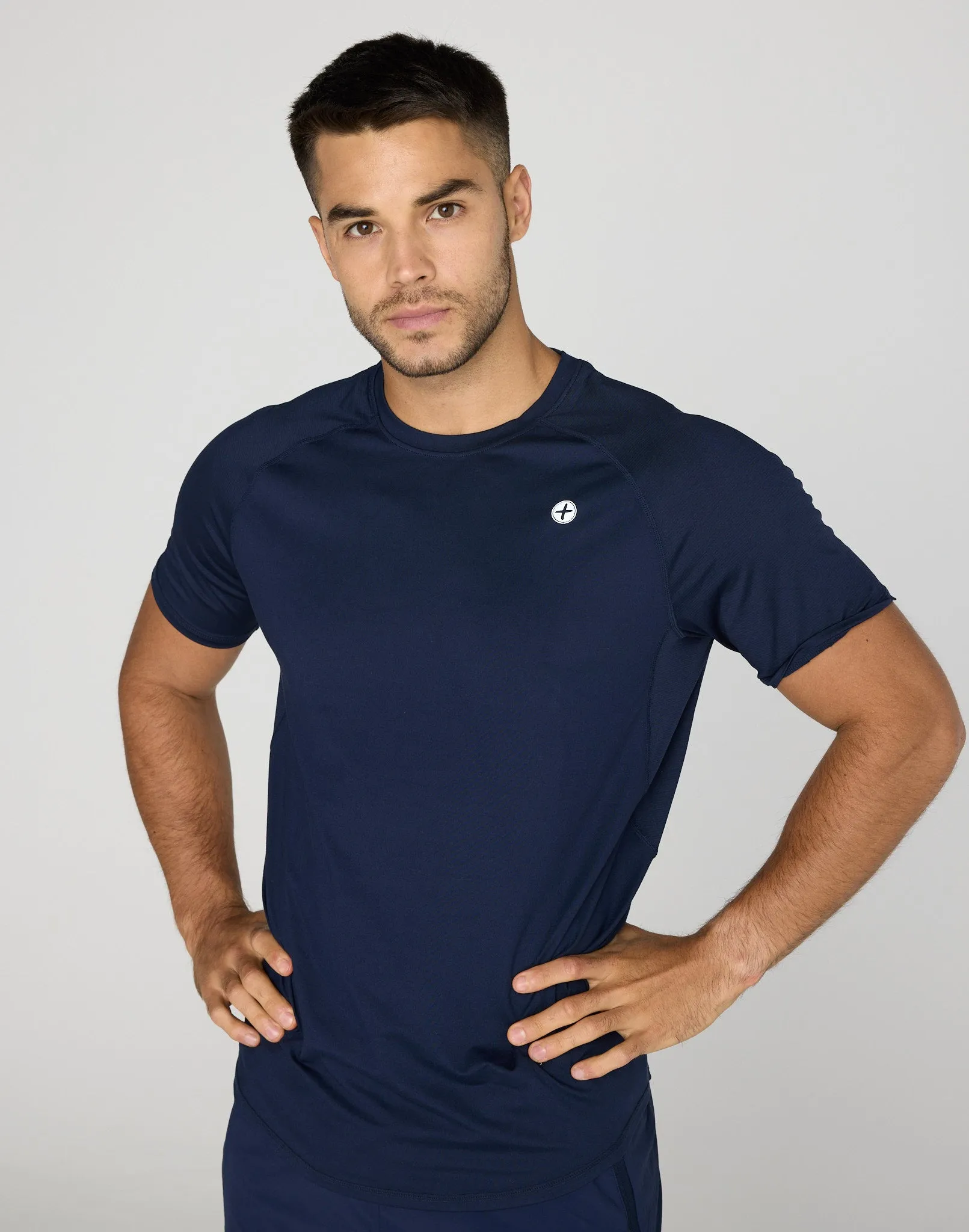 Relentless Tee in Twilight Navy sold by Gym+Coffee