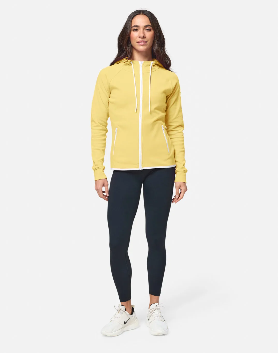 Chill Zip Hoodie in Lemon Sorbet sold by Gym+Coffee product image thumbnail 3