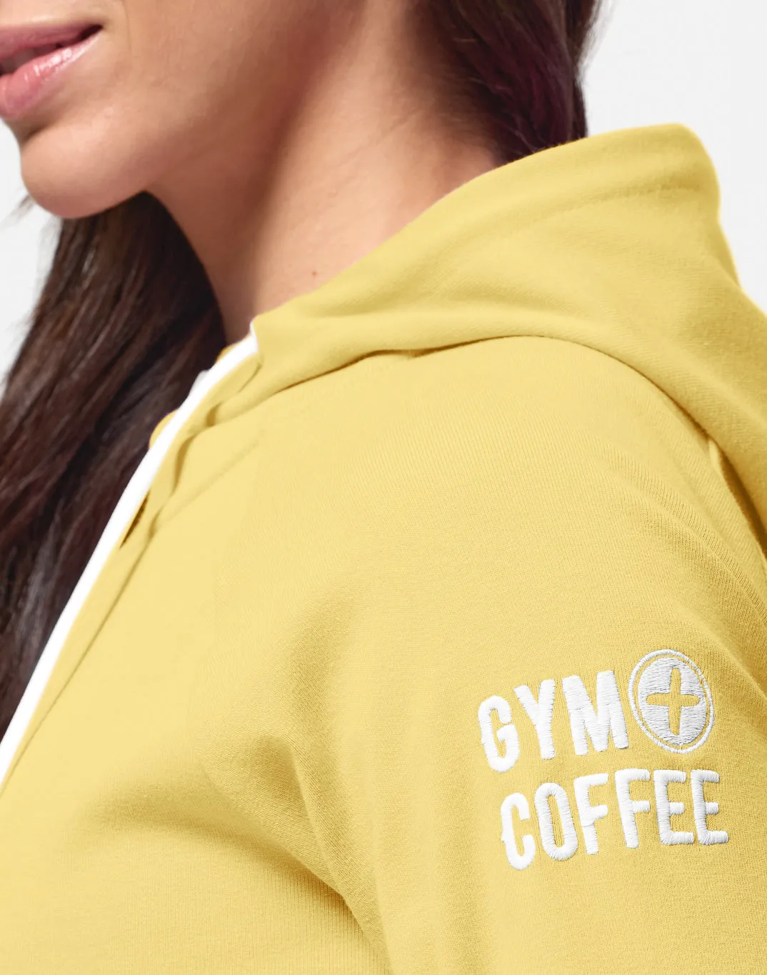 Chill Zip Hoodie in Lemon Sorbet sold by Gym+Coffee product image thumbnail 2