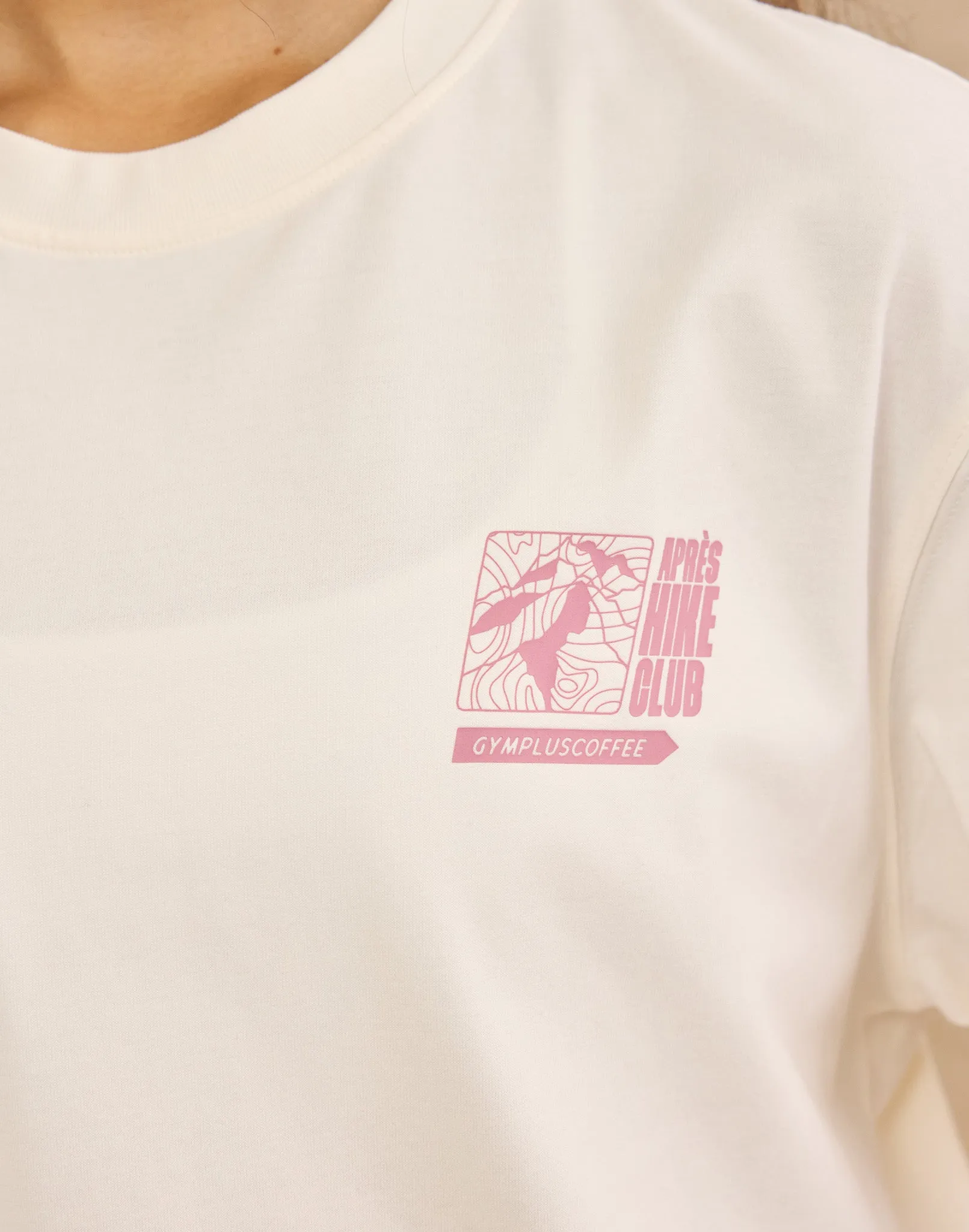 Oversized Print Tee in Ecru sold by Gym+Coffee product image thumbnail 5