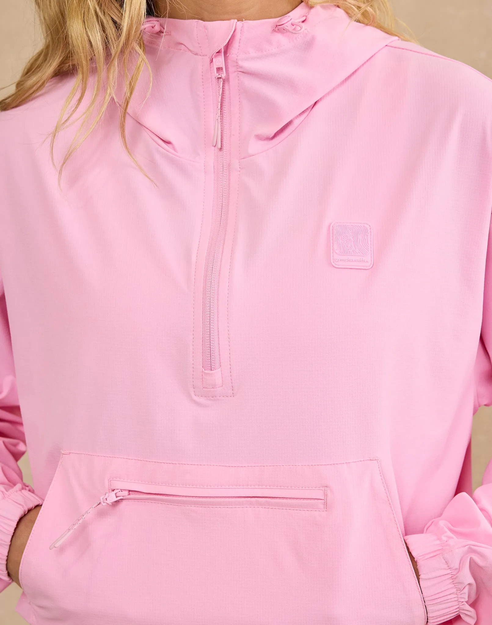 Haven Windbreaker in Pink Blossom sold by Gym+Coffee product image thumbnail 2