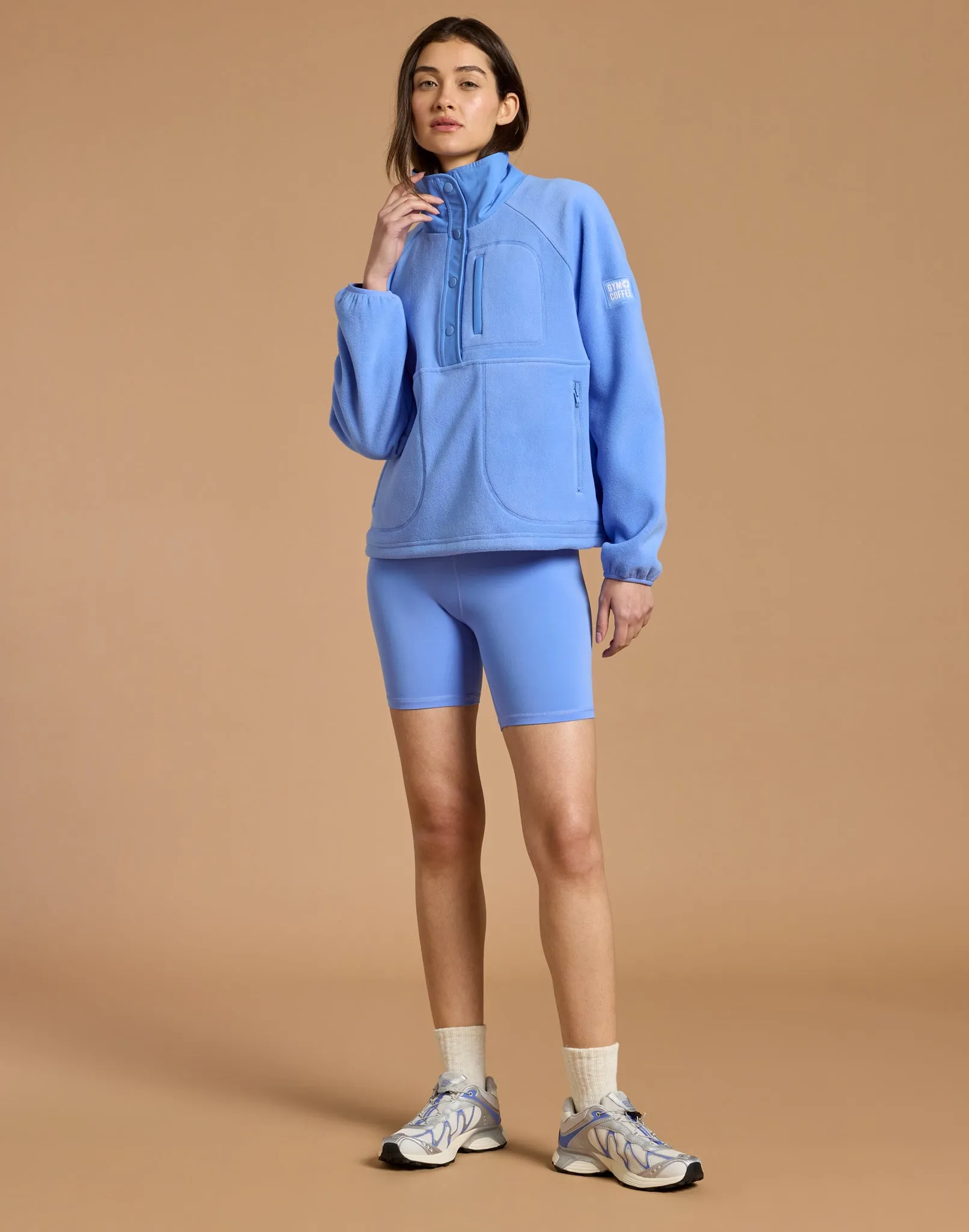 Snap Polar Fleece in Periwinkle Blue sold by Gym+Coffee product image thumbnail 3