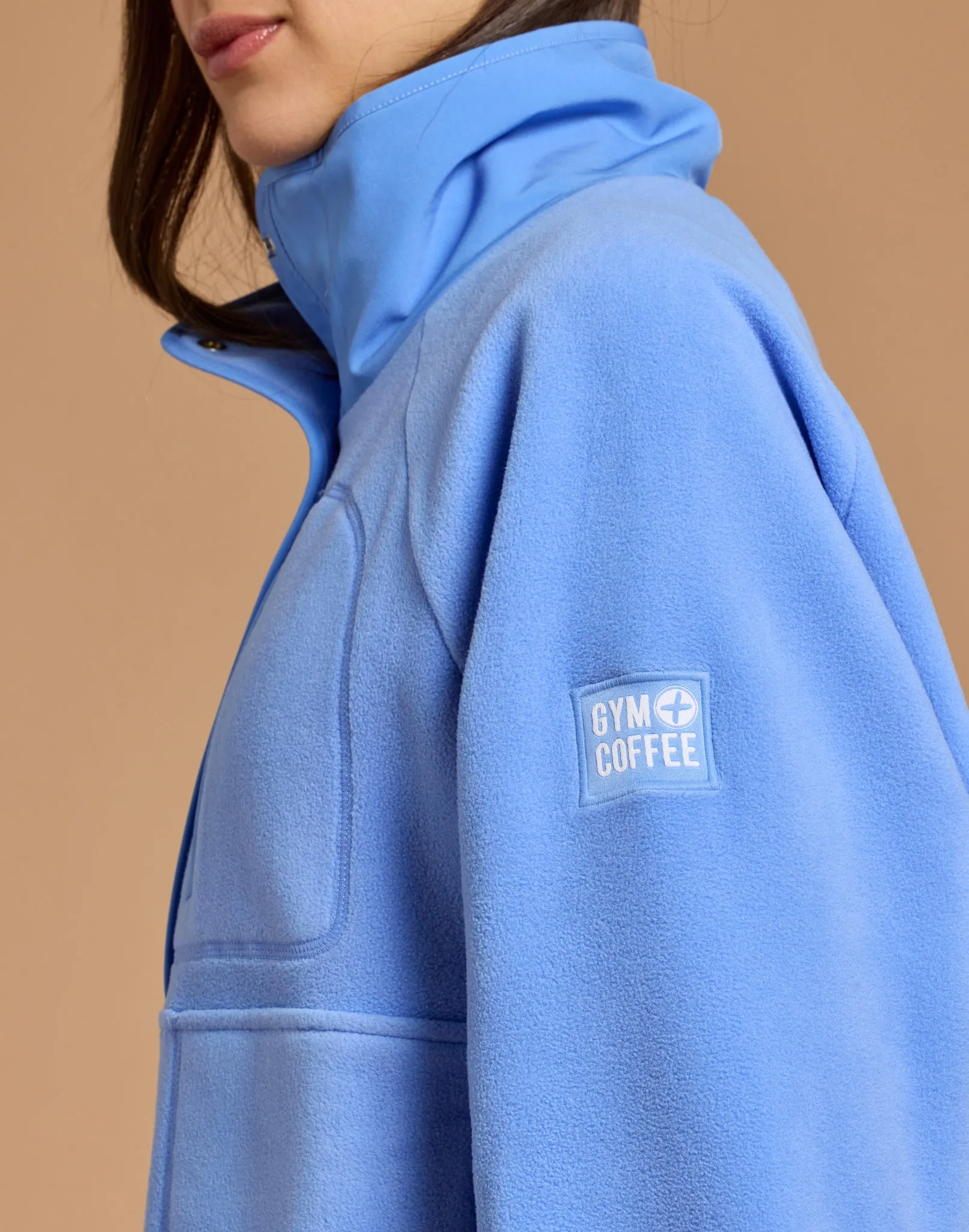 Snap Polar Fleece in Periwinkle Blue sold by Gym+Coffee product image thumbnail 5