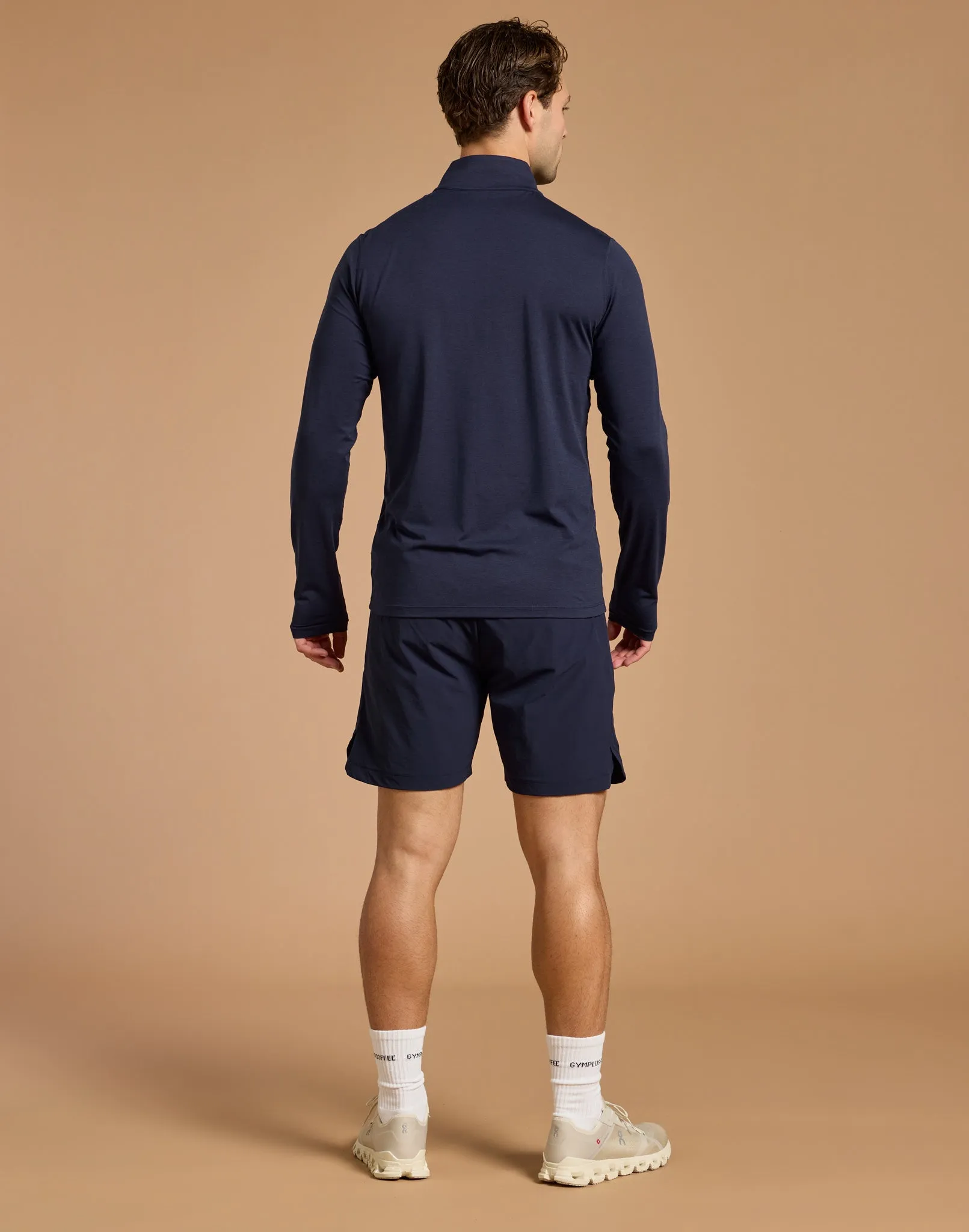 Midlayer in Twilight Navy Marl sold by Gym+Coffee product image thumbnail 4