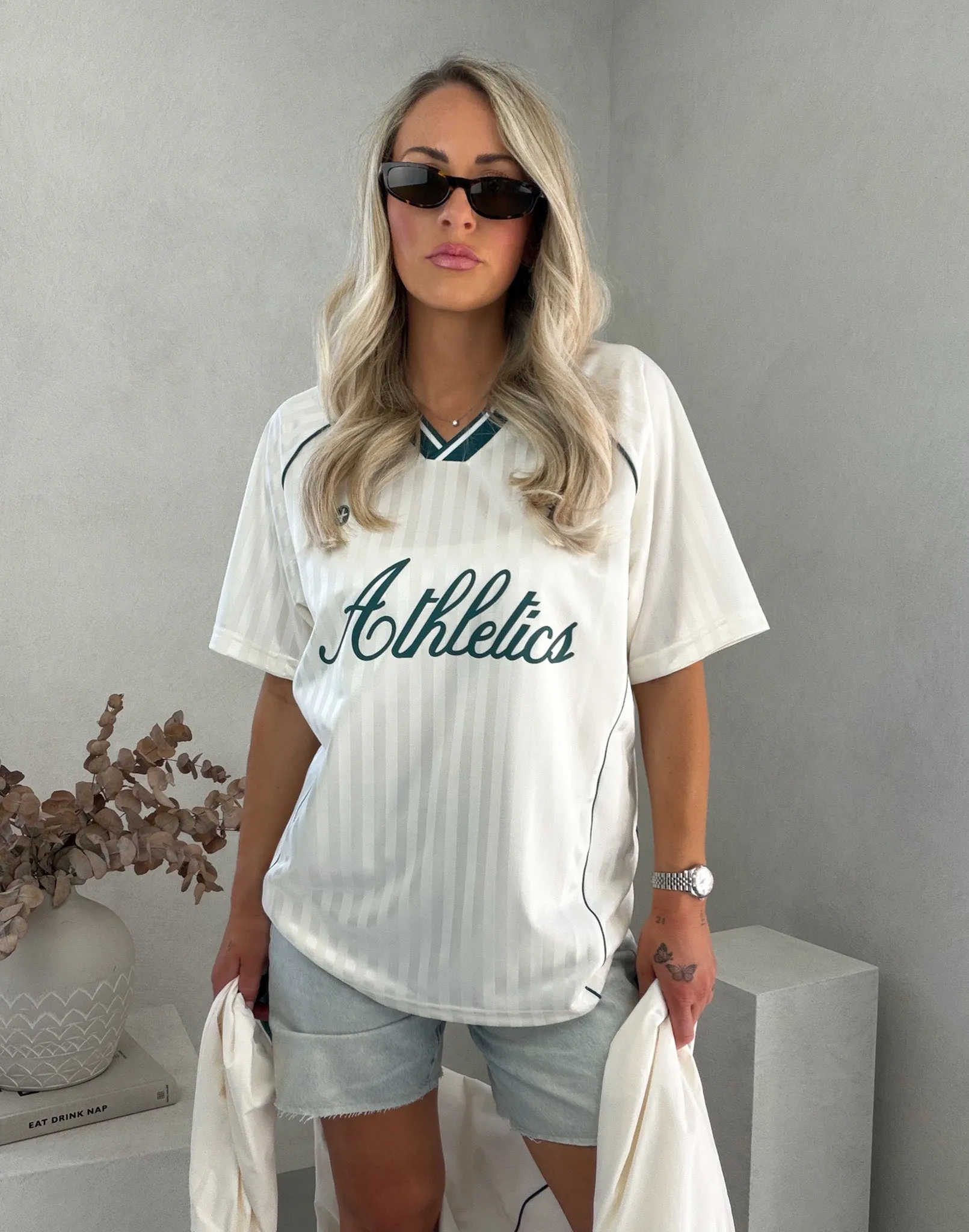 Club Jersey in Vintage White sold by Gym+Coffee product image thumbnail 3