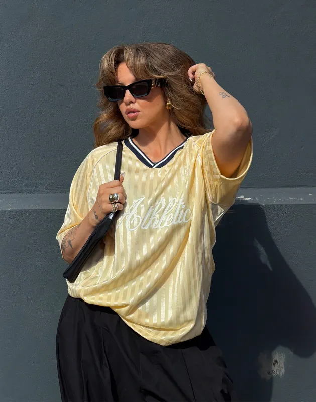 Club Jersey in Butter Yellow made by Gym+Coffee