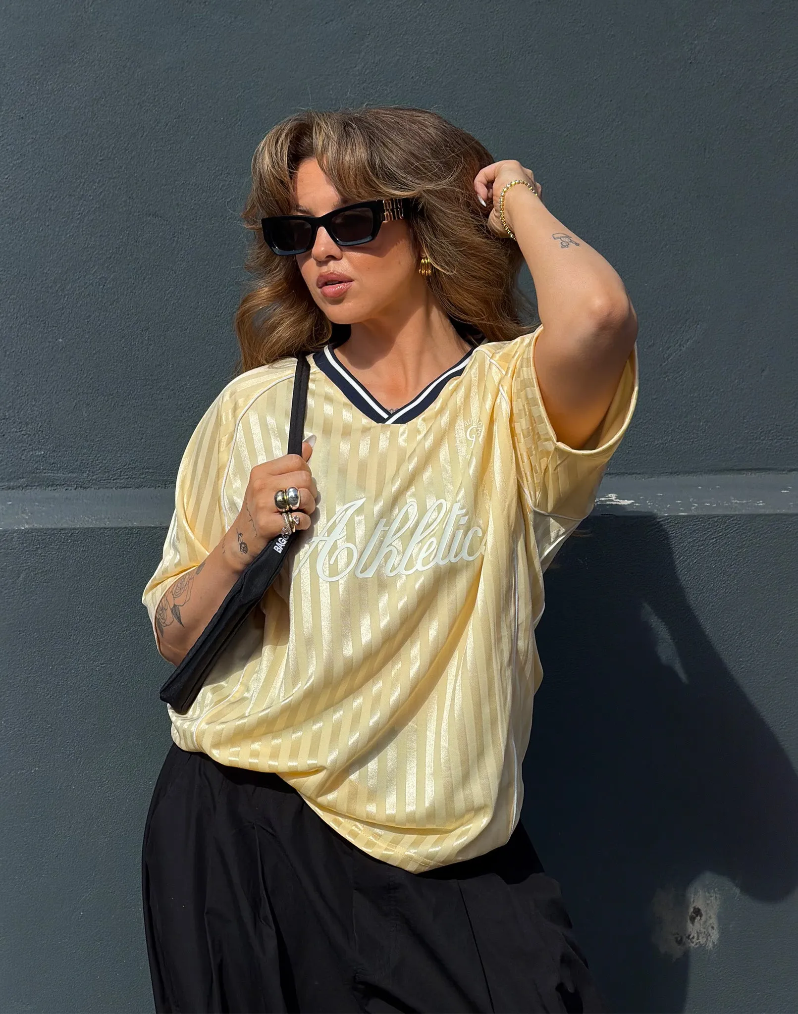 Club Jersey in Butter Yellow sold by Gym+Coffee