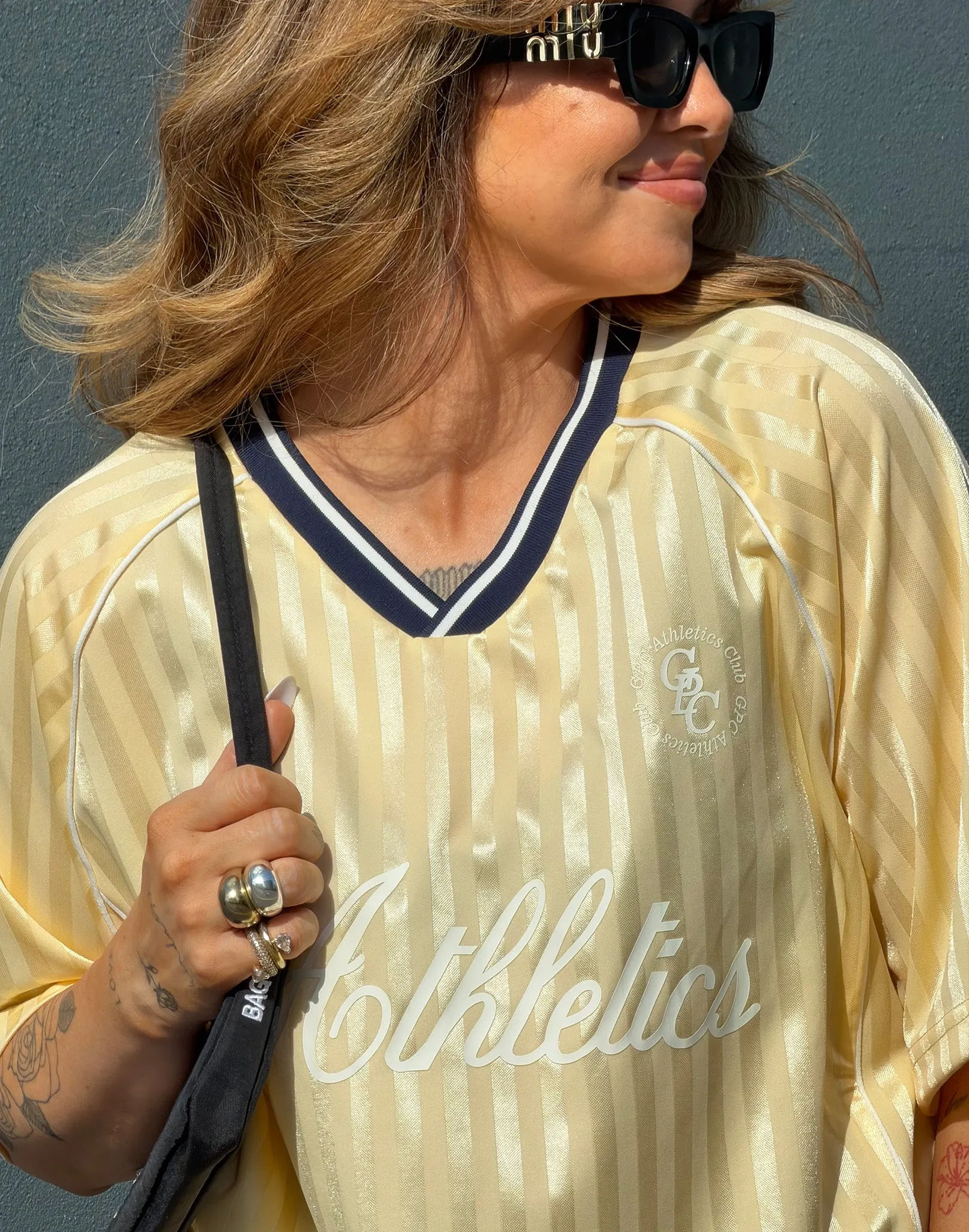 Club Jersey in Butter Yellow sold by Gym+Coffee product image thumbnail 5